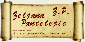 Željana Pantelejić vizit kartica